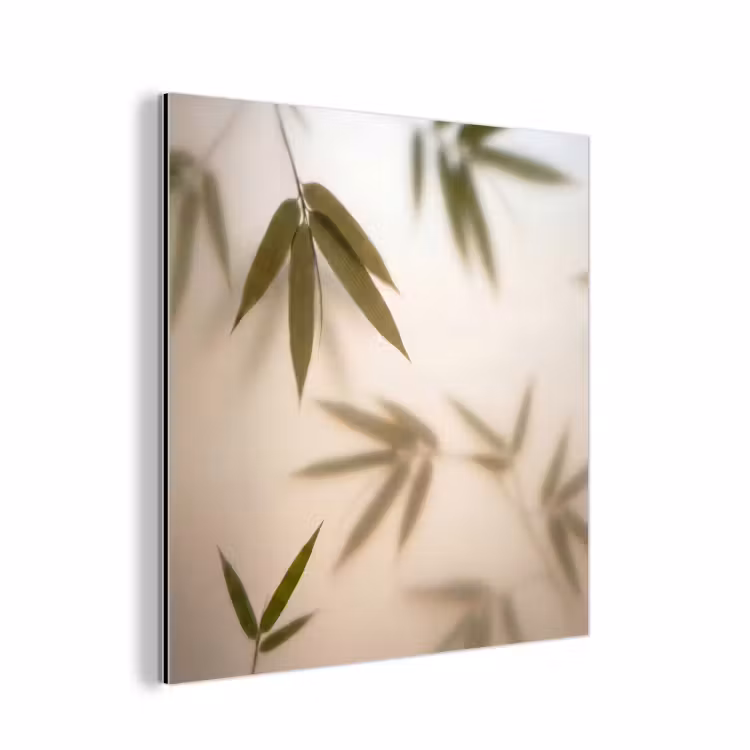 Planten - Bladeren - Natuur - Groen aluminium wit klein -3d