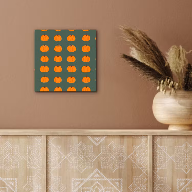 Pompoen - Patroon - Oranje aluminium wit klein 46 -sfeer4