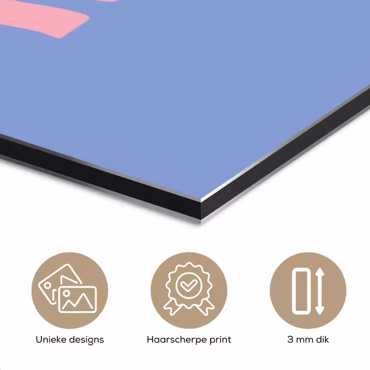 Pretty - Roze - Blauw - Golvend aluminium wit klein -closeup_NL