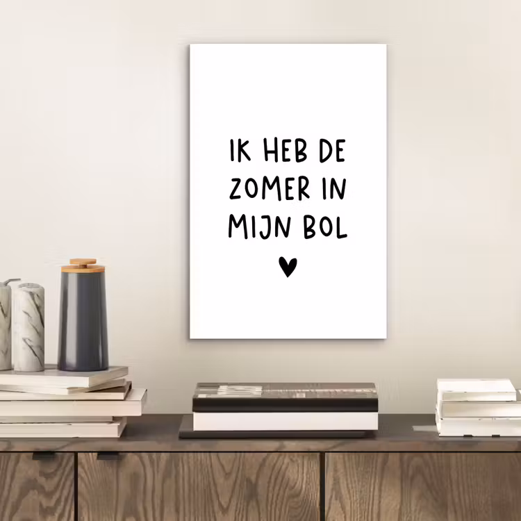 Quotes - Spreuken - André Hazes - Ik heb de zomer in mijn bol aluminium wit klein -sfeer1