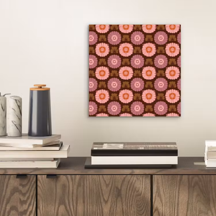 Retro - Madelief - Roze aluminium wit klein 46 -sfeer1