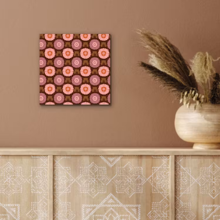 Retro - Madelief - Roze aluminium wit klein 46 -sfeer4