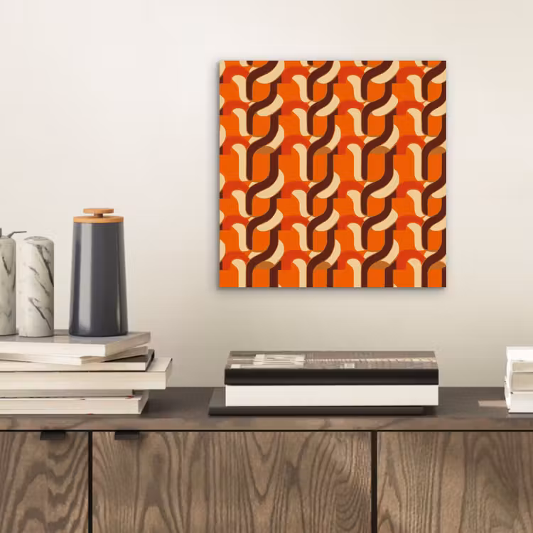 Retro - Modern - Kleurrijk aluminium wit klein 46 -sfeer1