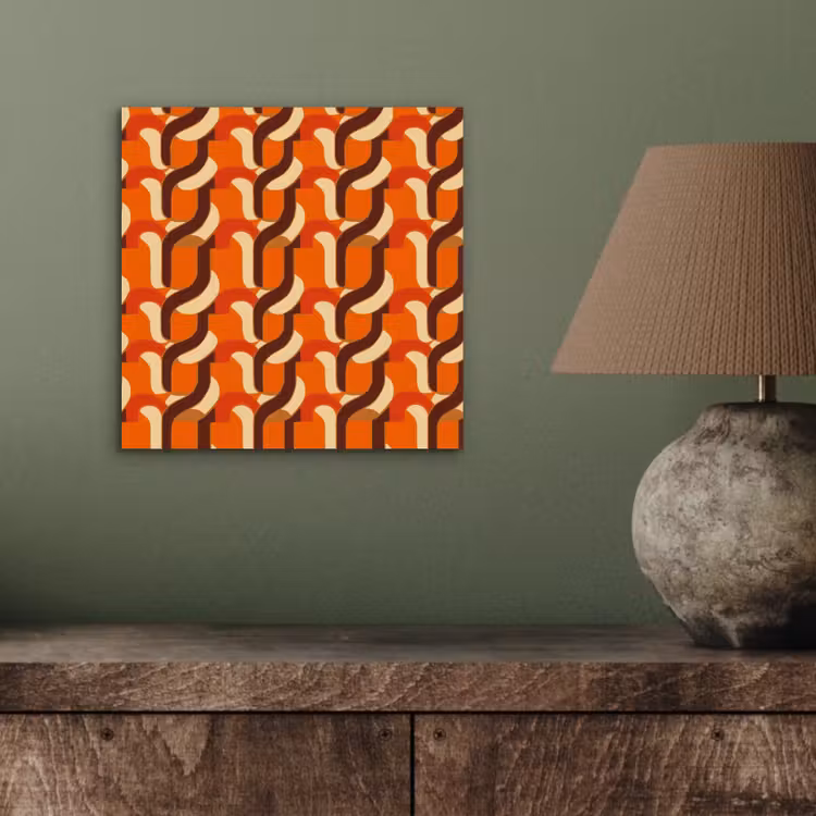 Retro - Modern - Kleurrijk aluminium wit klein 46 -sfeer2