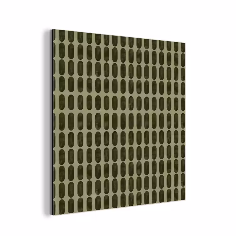 Ritmisch - Effect - Groen aluminium wit klein 46 -3d