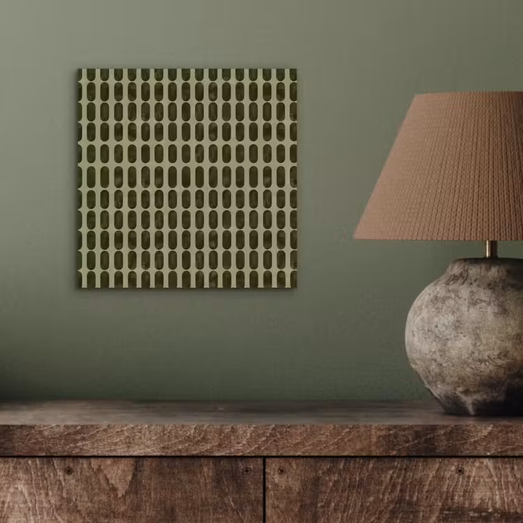 Ritmisch - Effect - Groen aluminium wit klein 46 -sfeer2