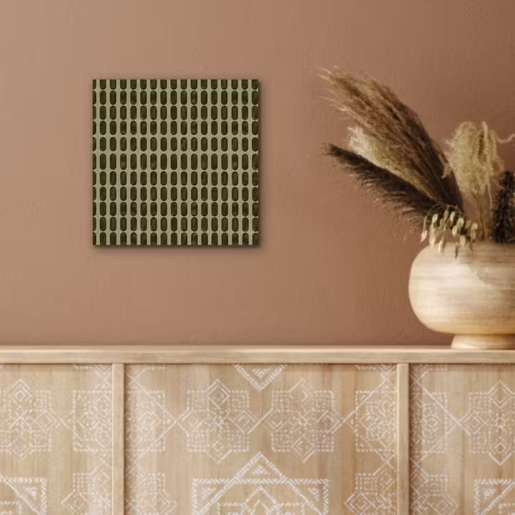 Ritmisch - Effect - Groen aluminium wit klein 46 -sfeer4