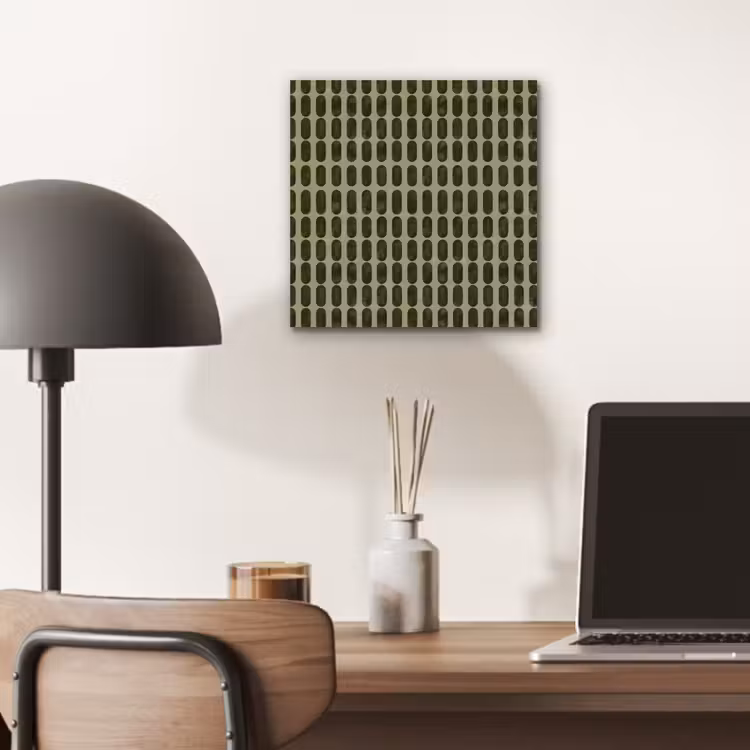 Ritmisch - Effect - Groen aluminium wit klein 46 -sfeer5