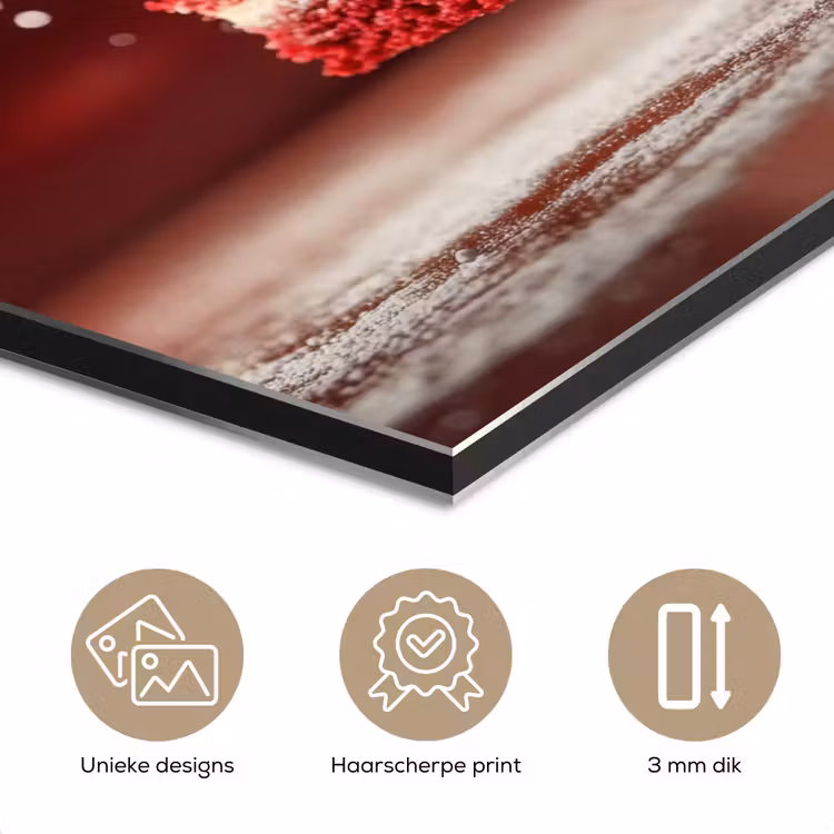 Rode - Velvet - Taart - Eten aluminium wit klein -closeup_NL