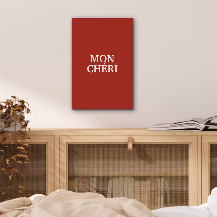 Rood - Frans - Quotes aluminium wit klein -sfeer3