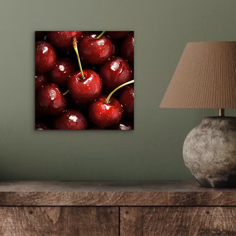 Rood - Fruit - Kersen aluminium wit klein -sfeer2