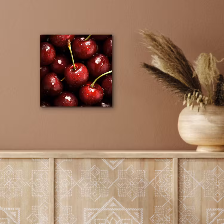 Rood - Fruit - Kersen aluminium wit klein -sfeer4