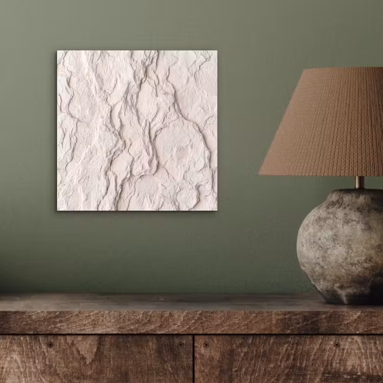 Rots - Structuur - Natuur - Beige - Abstract aluminium wit klein -sfeer2