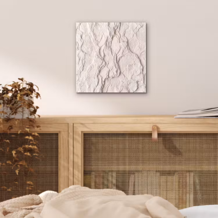 Rots - Structuur - Natuur - Beige - Abstract aluminium wit klein -sfeer3