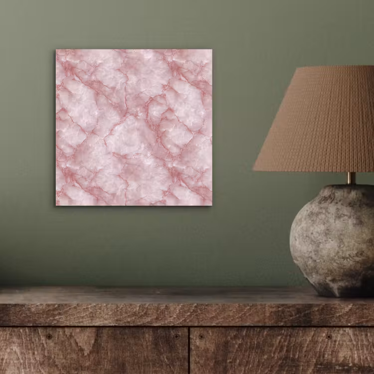 Roze - Kwartsmarmer - Aders aluminium wit klein 46 -sfeer2