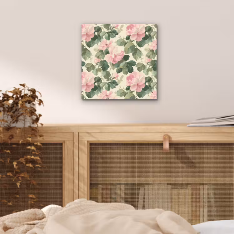 Rozen - Botanisch - Roze aluminium wit klein 46 -sfeer3