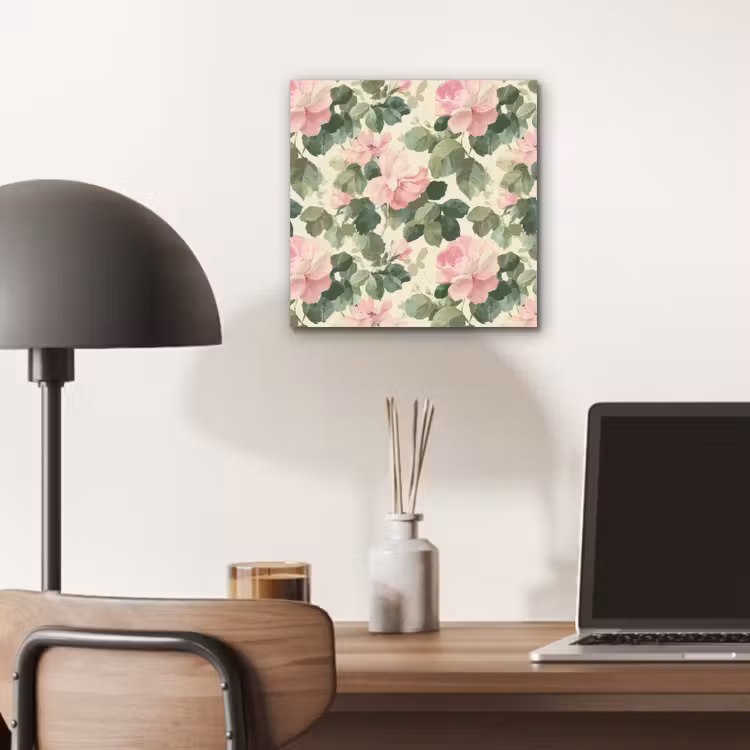 Rozen - Botanisch - Roze aluminium wit klein 46 -sfeer5