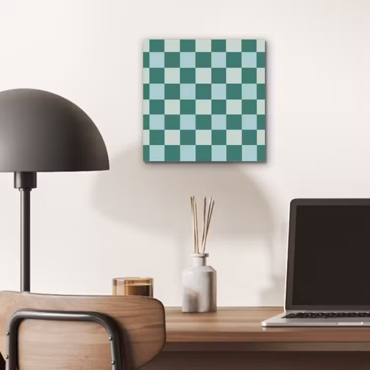 Schaak - Klassiek - Groen aluminium wit klein 46 -sfeer5