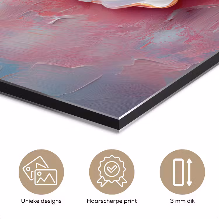 Schelp - Pastel - Pink aluminium wit klein -closeup_NL