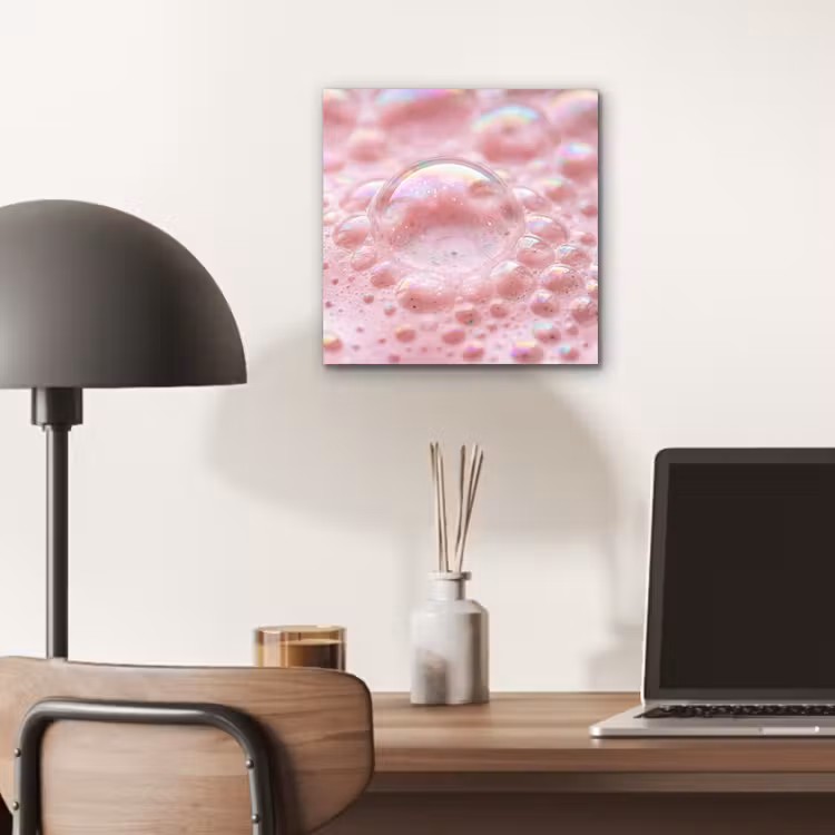 Schuim - Structuur - Roze aluminium wit klein -sfeer5