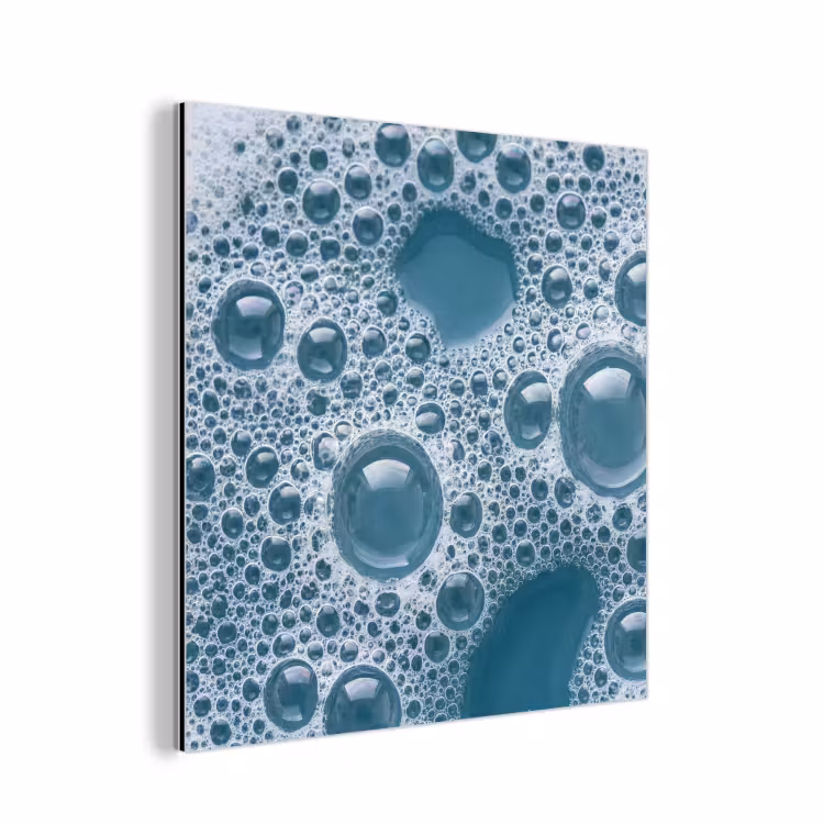 Schuim - Water - Textuur aluminium wit klein -3d