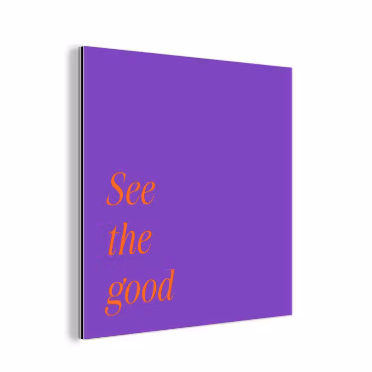 See the good - Oranje - Paars aluminium wit klein -3d