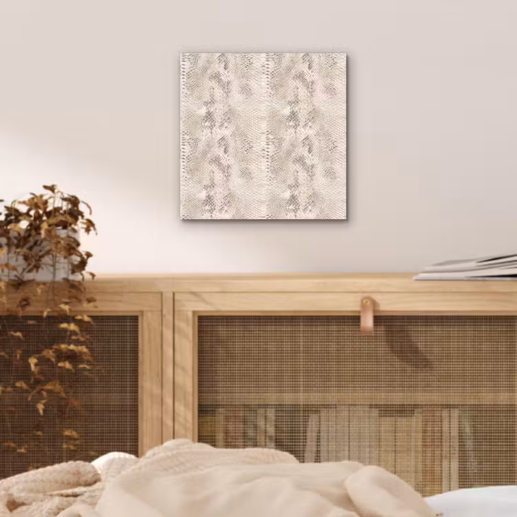Slang - Patroon - Beige aluminium wit klein 46 -sfeer3
