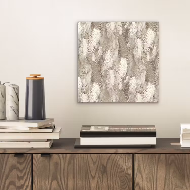 Slang - Textuur - Zand aluminium wit klein 46 -sfeer1