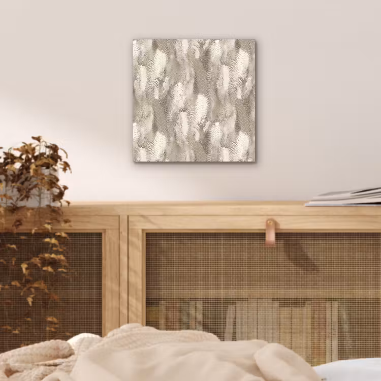 Slang - Textuur - Zand aluminium wit klein 46 -sfeer3