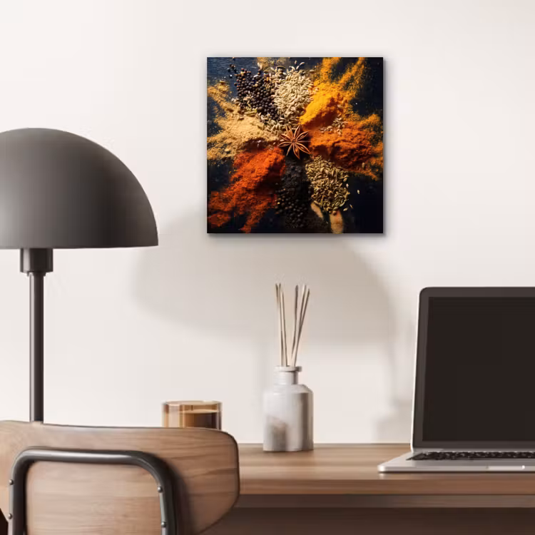 Specerijen - Explosie - Oranje aluminium wit klein -sfeer5
