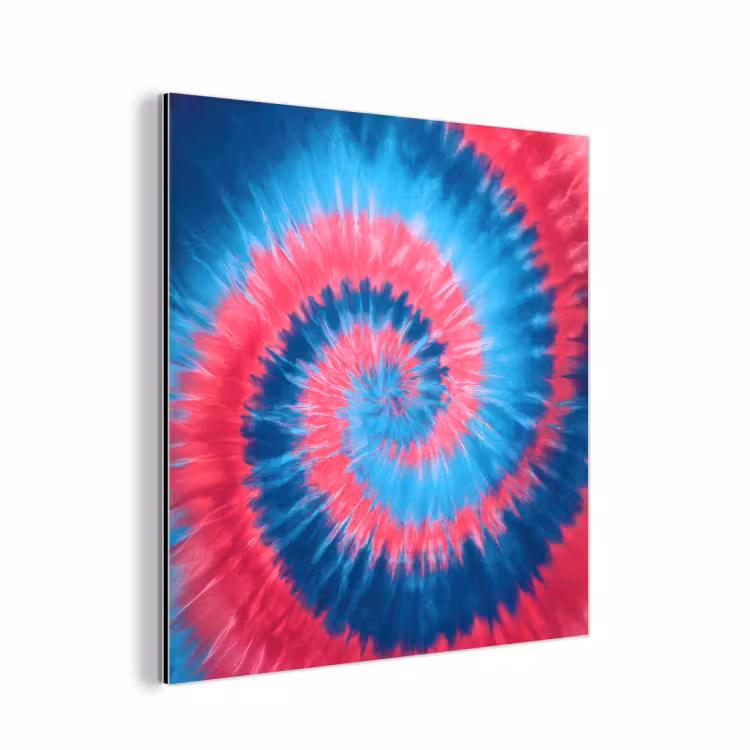 Spiraal - Roze - Draaiend aluminium wit klein -3d