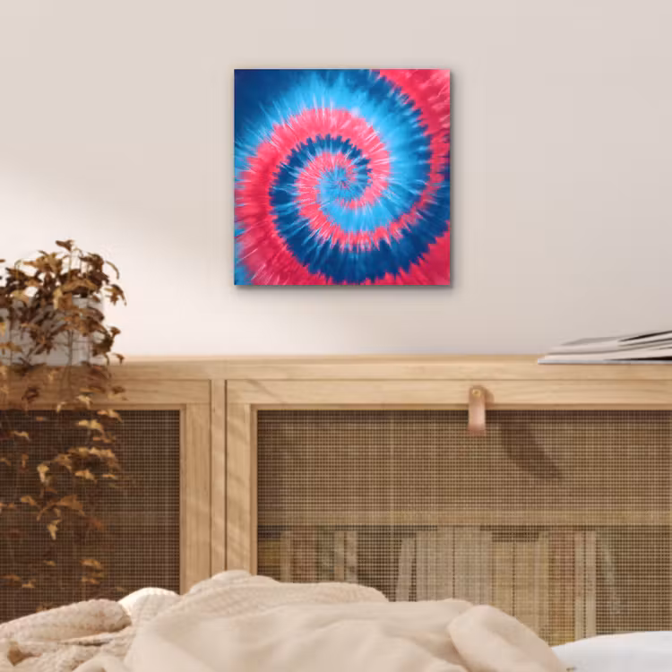 Spiraal - Roze - Draaiend aluminium wit klein -sfeer3