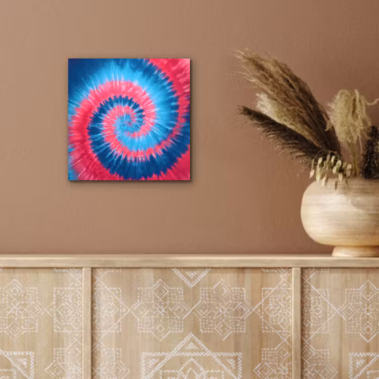 Spiraal - Roze - Draaiend aluminium wit klein -sfeer4