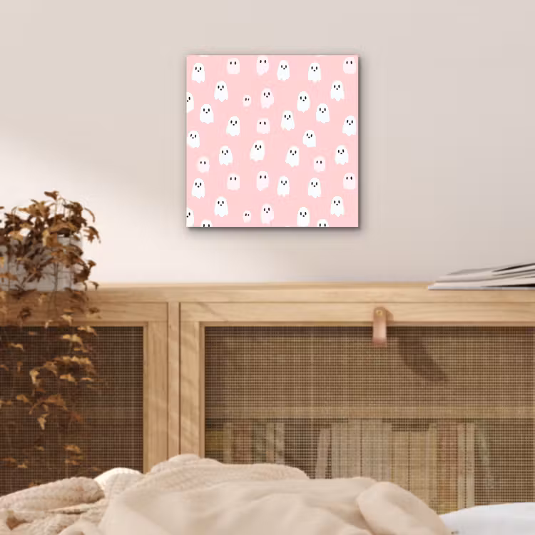 Spookjes - Patroon - Roze aluminium wit klein 46 -sfeer3