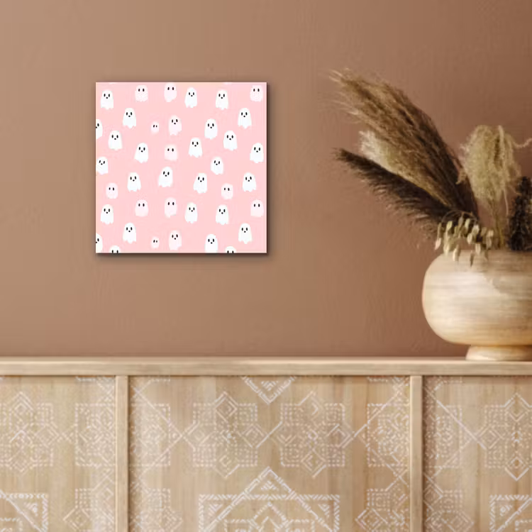 Spookjes - Patroon - Roze aluminium wit klein 46 -sfeer4