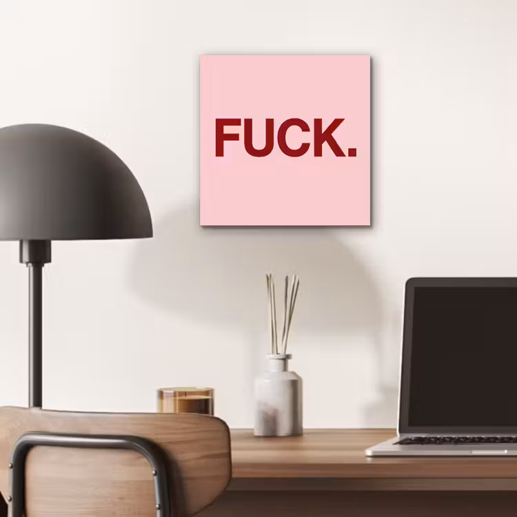 Statement - Krachtig - Roze aluminium wit klein -sfeer5