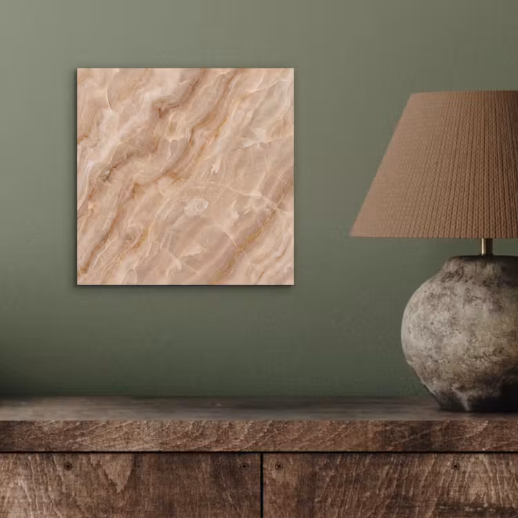 Steen - Ader - Natuur - Modern - Beige aluminium wit klein -sfeer2