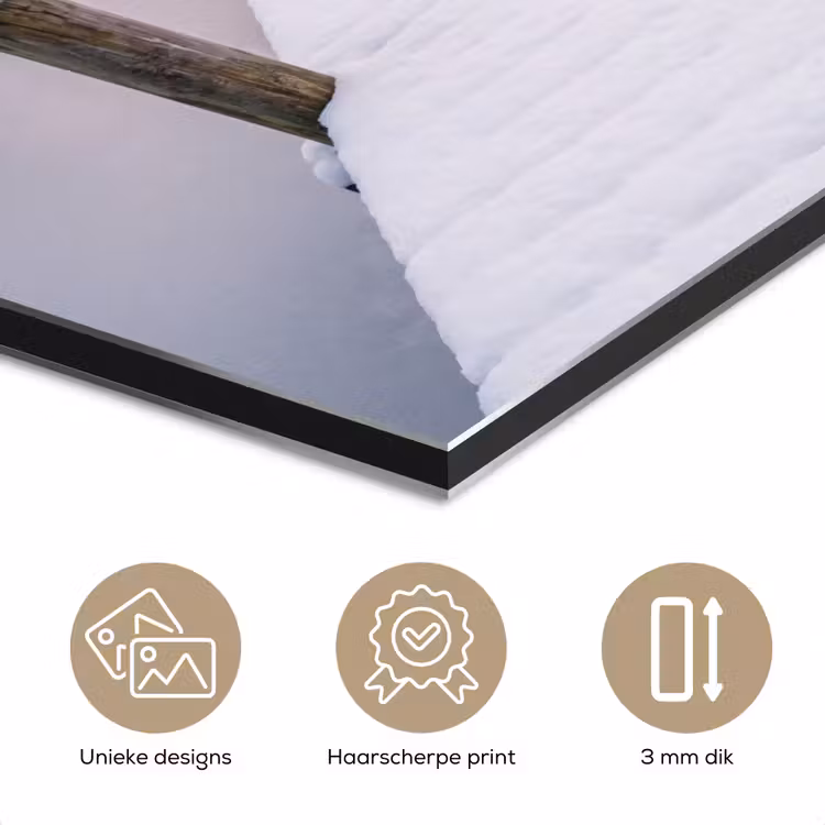Steiger - Meer - Mist - Winter - Serene aluminium wit klein -closeup_NL