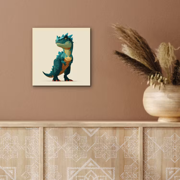 Stekels - Dino - Blauw - Gespierd aluminium wit klein -sfeer4