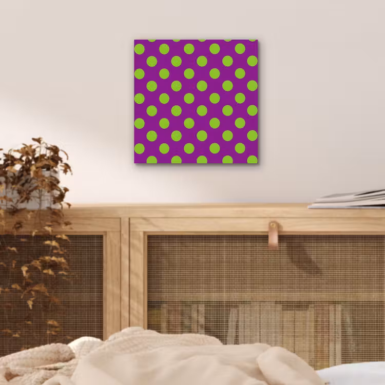 Stippen - Klassiek - Groen aluminium wit klein 46 -sfeer3