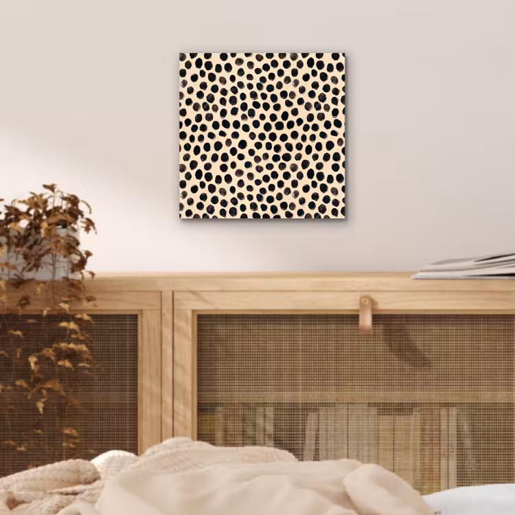 Stippen - Patroon - Zwart aluminium wit klein 46 -sfeer3