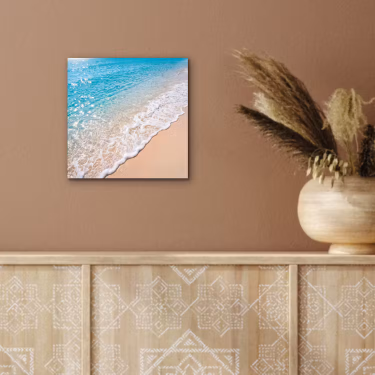Strand - Water - Natuur - Blauw - Beige aluminium wit klein -sfeer4