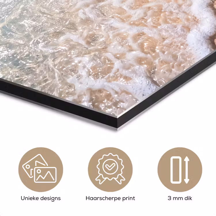 Strand - Water - Natuur - Blauw - Beige aluminium wit klein -closeup_NL