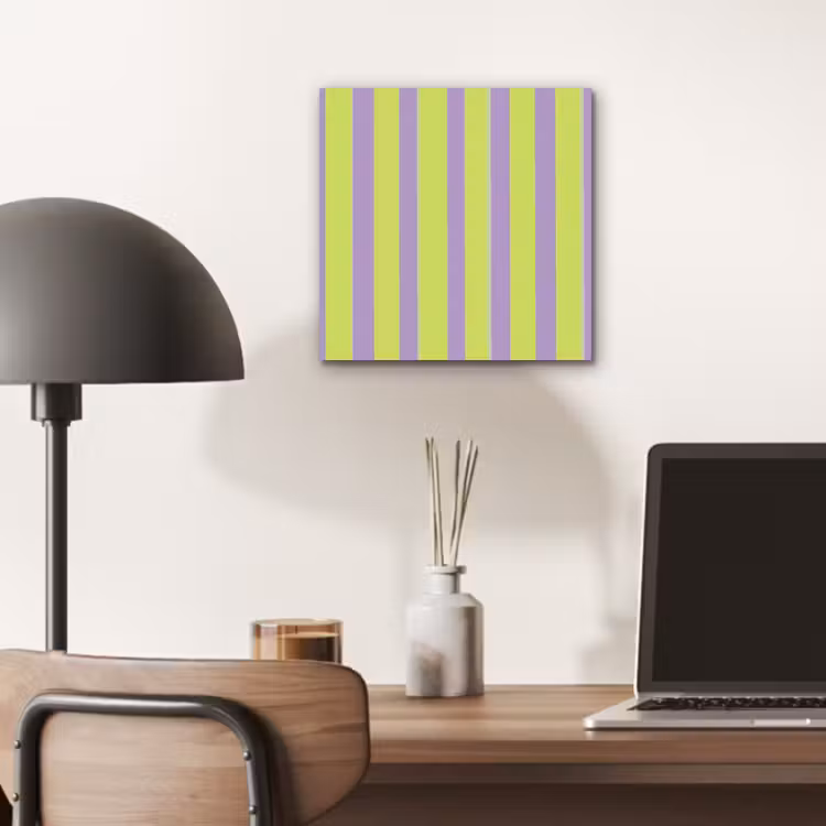Strepen - Patroon - Groen aluminium wit klein 46 -sfeer5