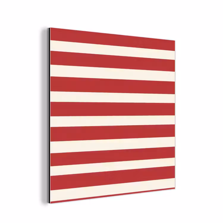 Strepen - Patroon - Rood aluminium wit klein 46 -3d