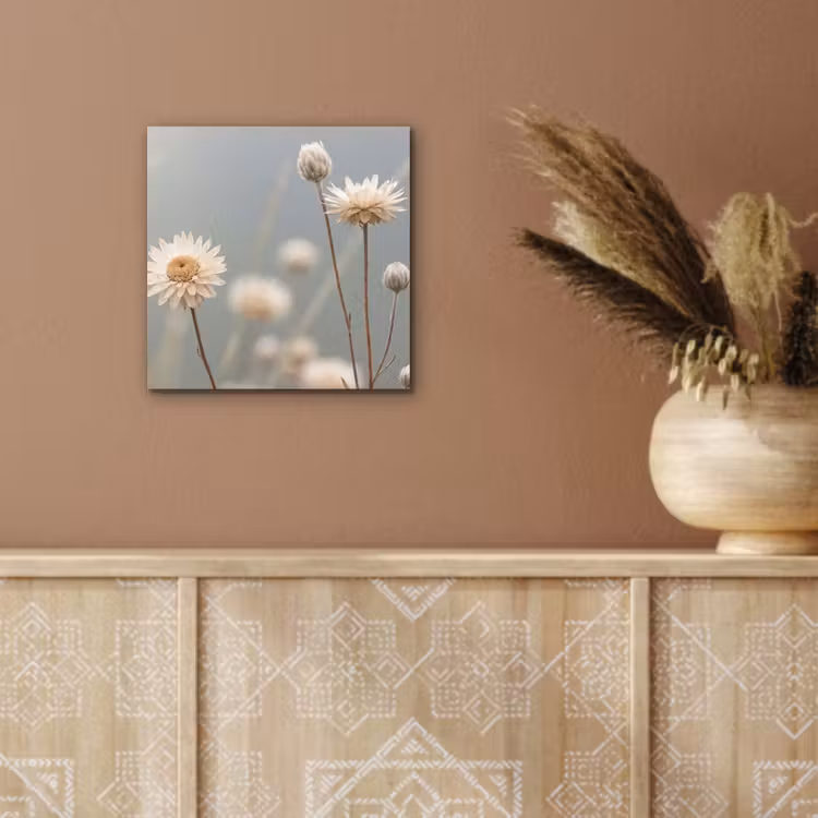 Strobloemen - Wit - Daglicht aluminium wit klein -sfeer4