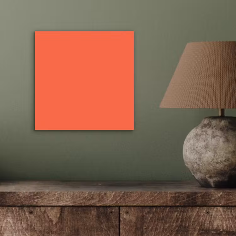 Sunset - Salmon - Oranje aluminium wit klein 46 -sfeer2