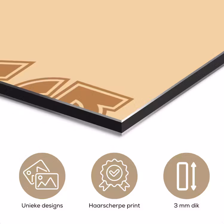 Swag - Bruin - Beige aluminium wit klein -closeup_NL