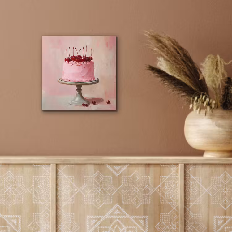 Taart - Pink - Cherry aluminium wit klein -sfeer4