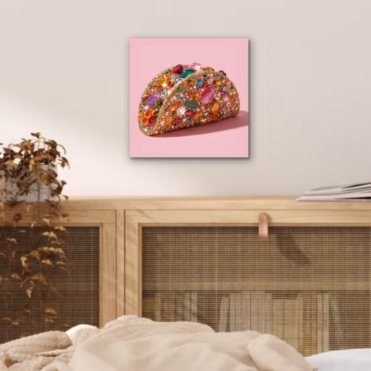 Taco - Kleurrijk - Edelstenen - Goud aluminium wit klein -sfeer3